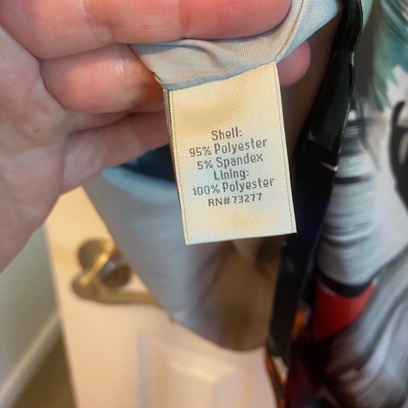 LC satin ruffle one shoulder dress - Picture 6 of 6